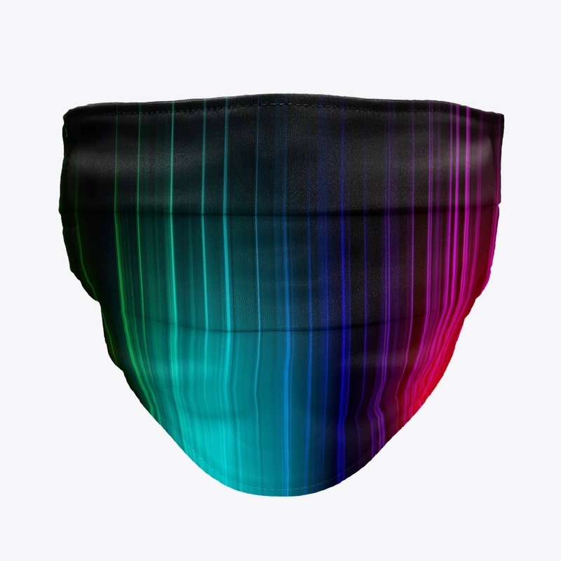 Ultra-cool multicolored mask