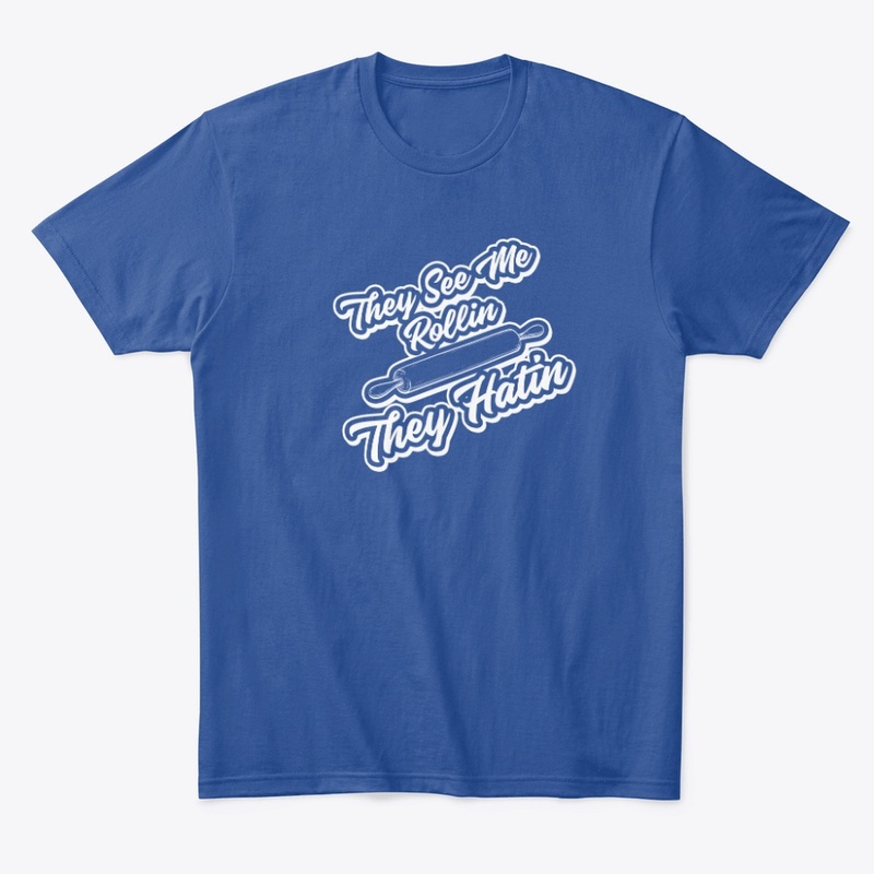 They See Me Rollin' Shirt White Print
