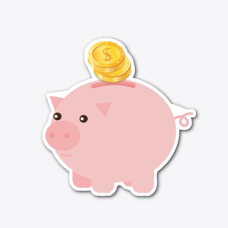 PIGGY BANK STICKER