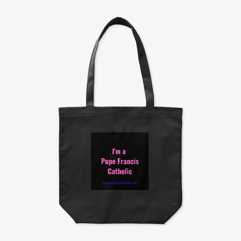 Pope Francis Tote--All Black