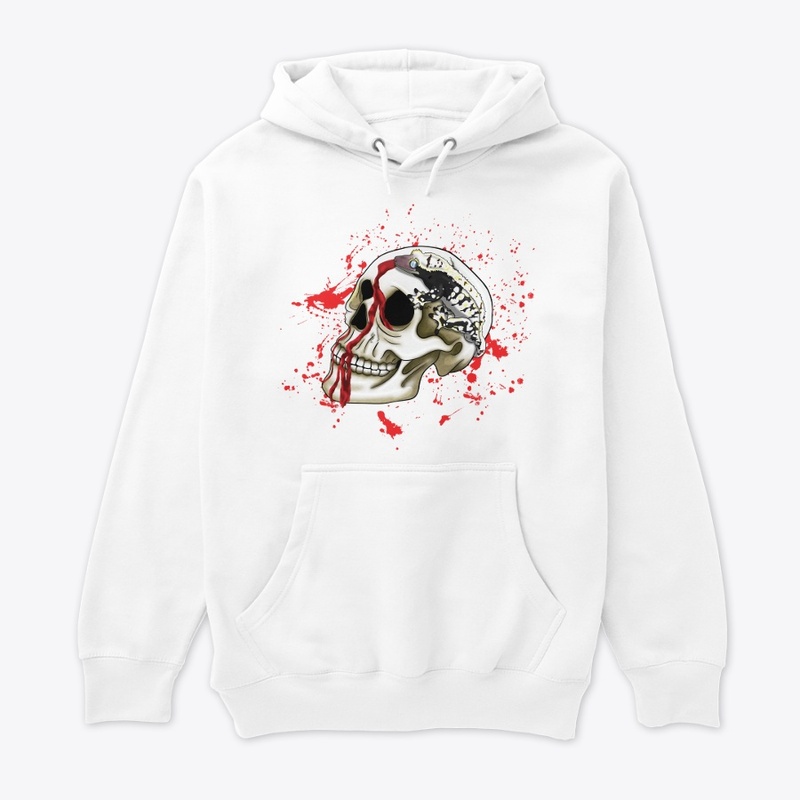 Crested Gecko Bloody Skull Merch