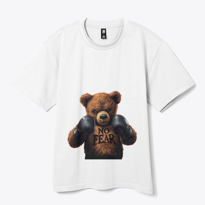 No Fear Fighter Bear – Battle-Ready Cute
