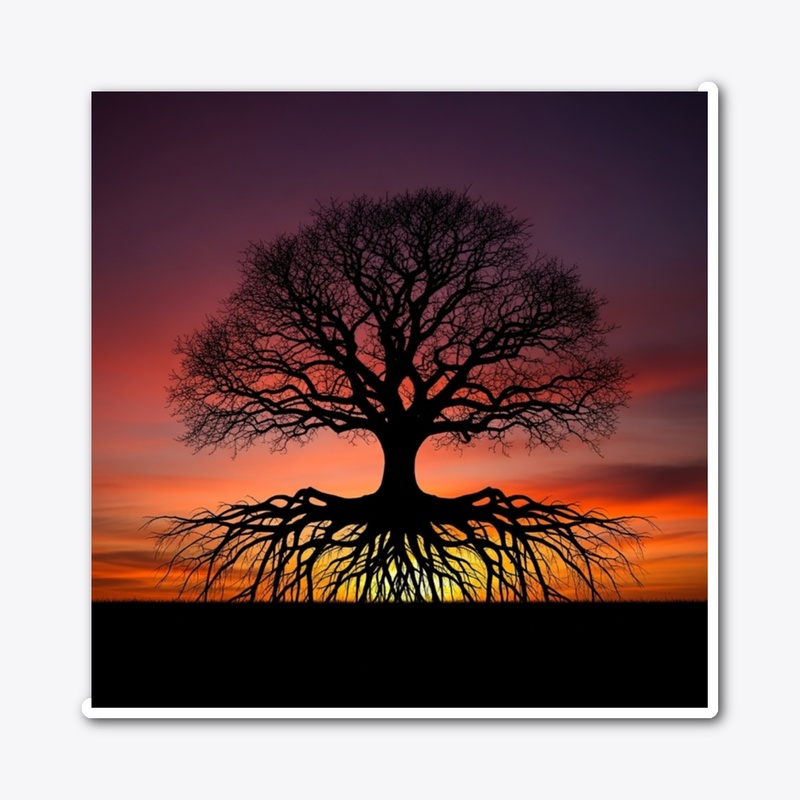 Tree of Life at Sunset