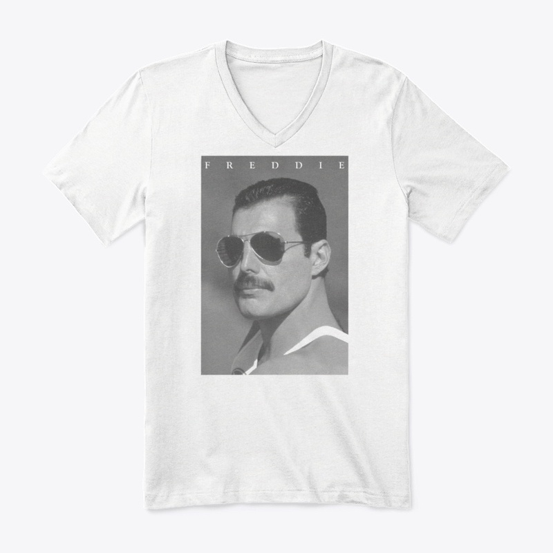 Freddie Mercury Official B&W Shades Photo