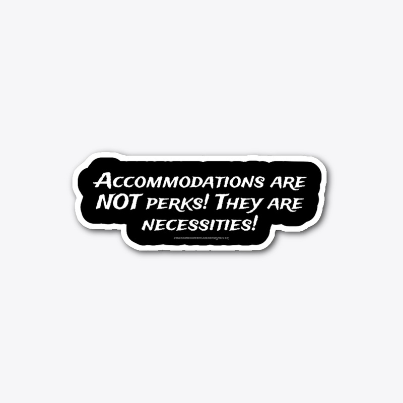 Accommodations Sticker