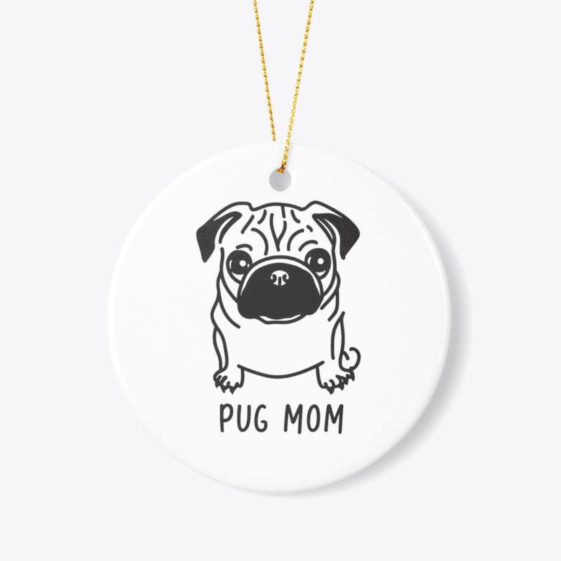 PUG MOM T-SHIRT Pug Dogs Sweatshirt