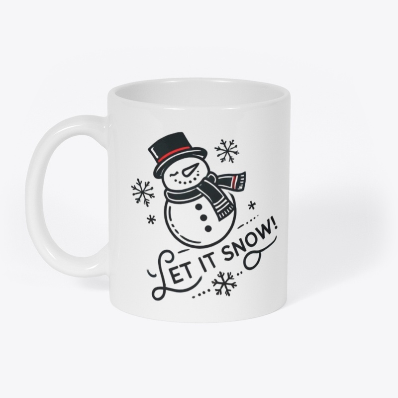 Snowman Let It Snow