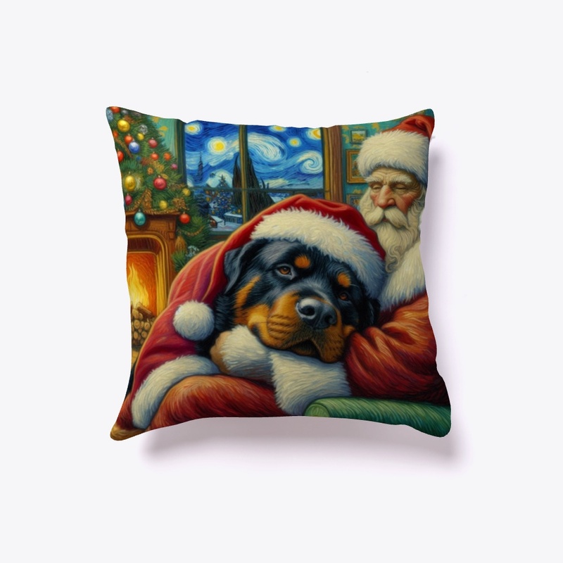 Rottweiler & Santa