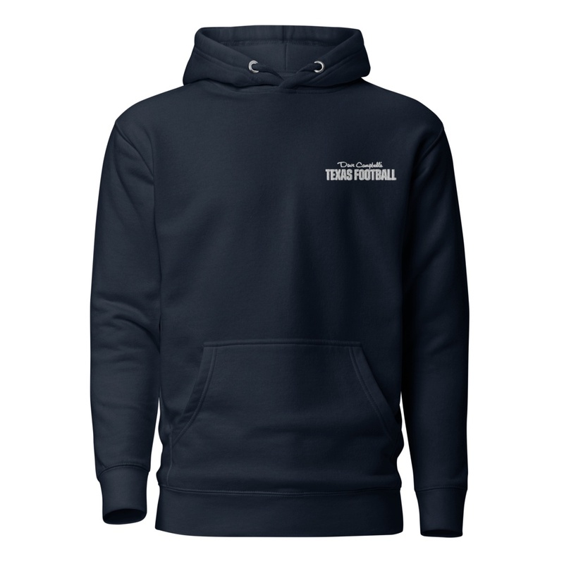 Embroidered Texas Football Hoodie