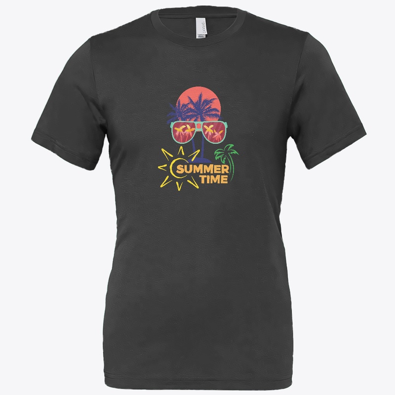 Black Colorful Summer Time Holiday