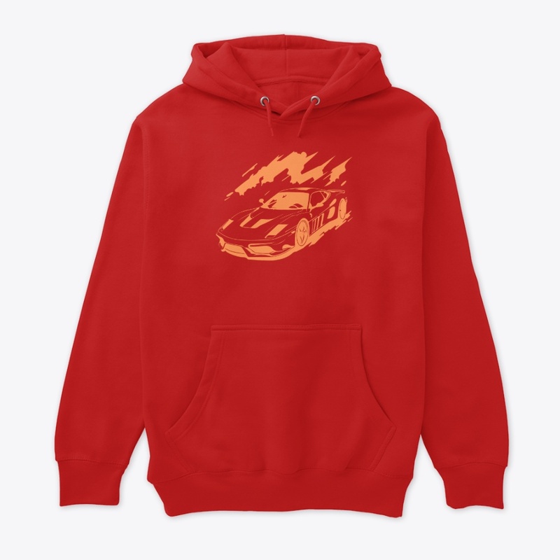 Speeding Flames super car