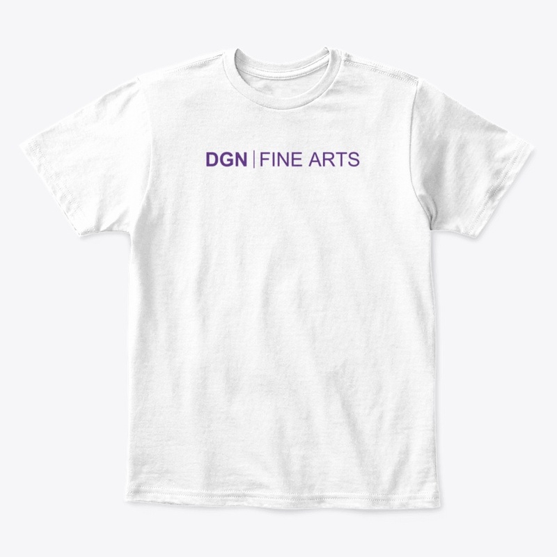 DGN Fine Arts tee (purple logo)