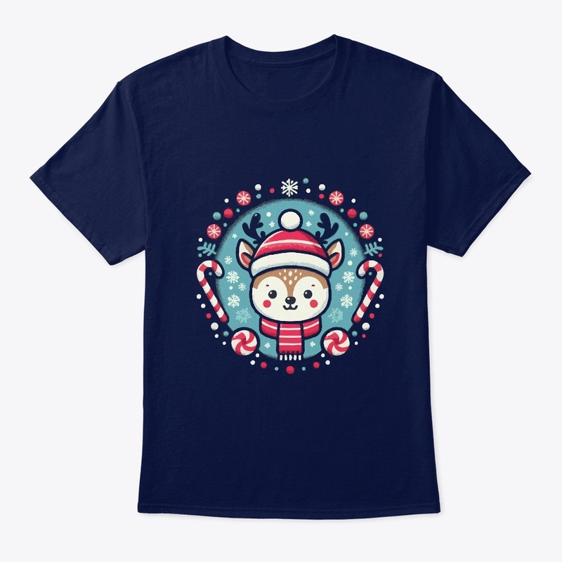 Cute Christmas Deer Tee