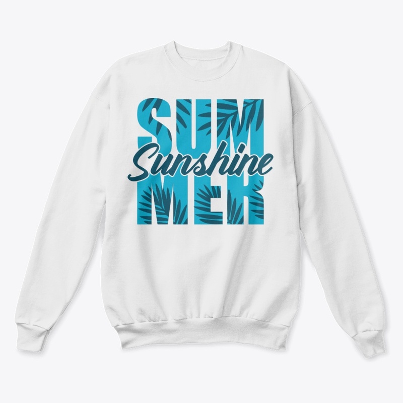 Modern Summer Sunshine Typography Trendy