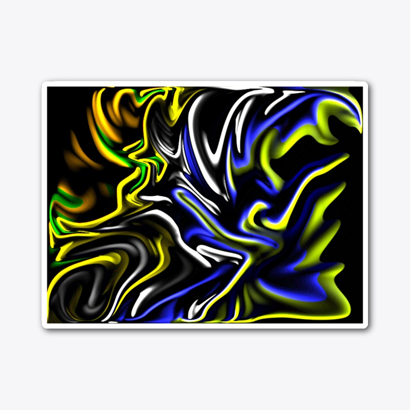 Colorful Beautiful swirl art design 