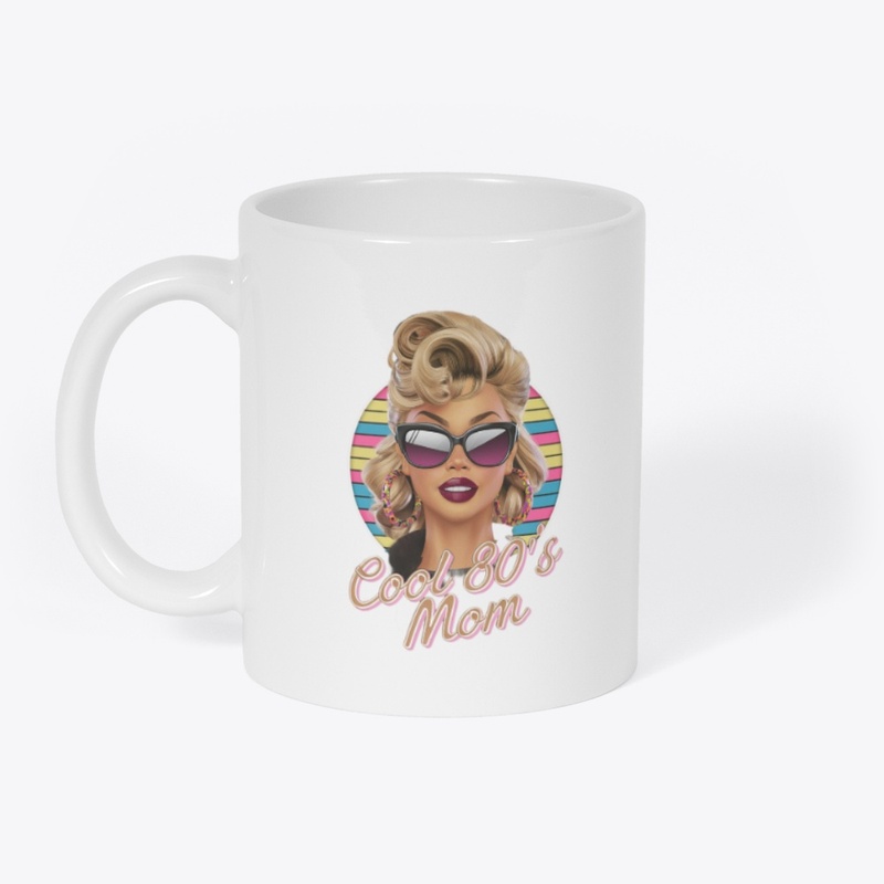 Cool 80's Mom T-Shirt Mother's Day Gift