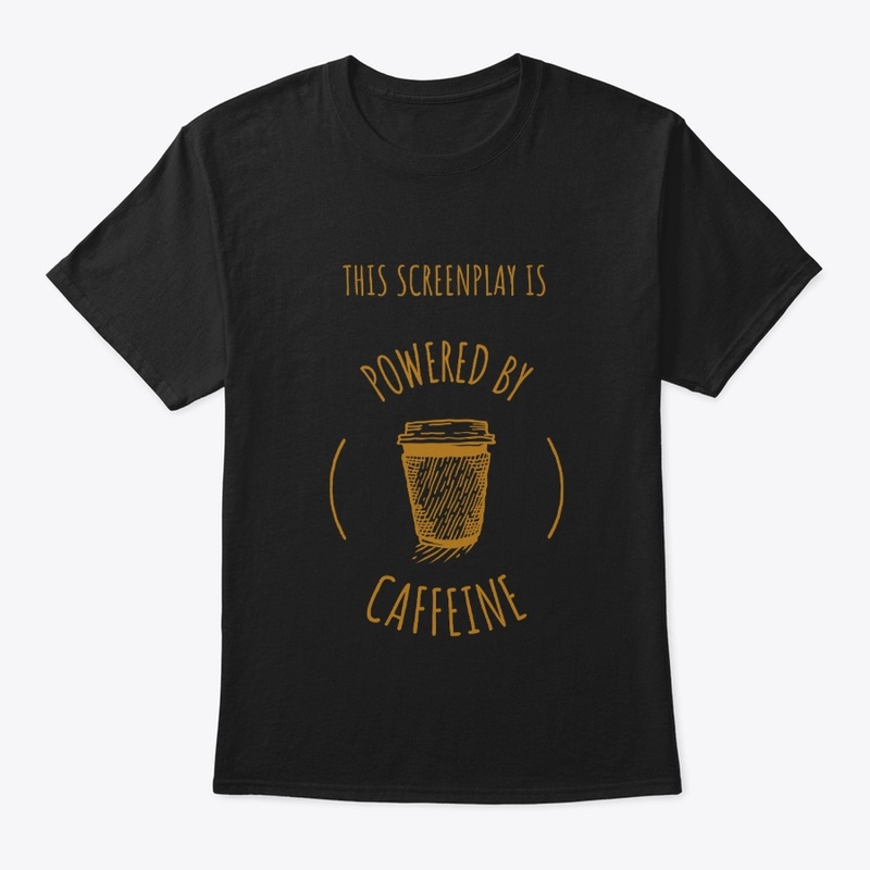  Powered By Caffeine Writers Tee