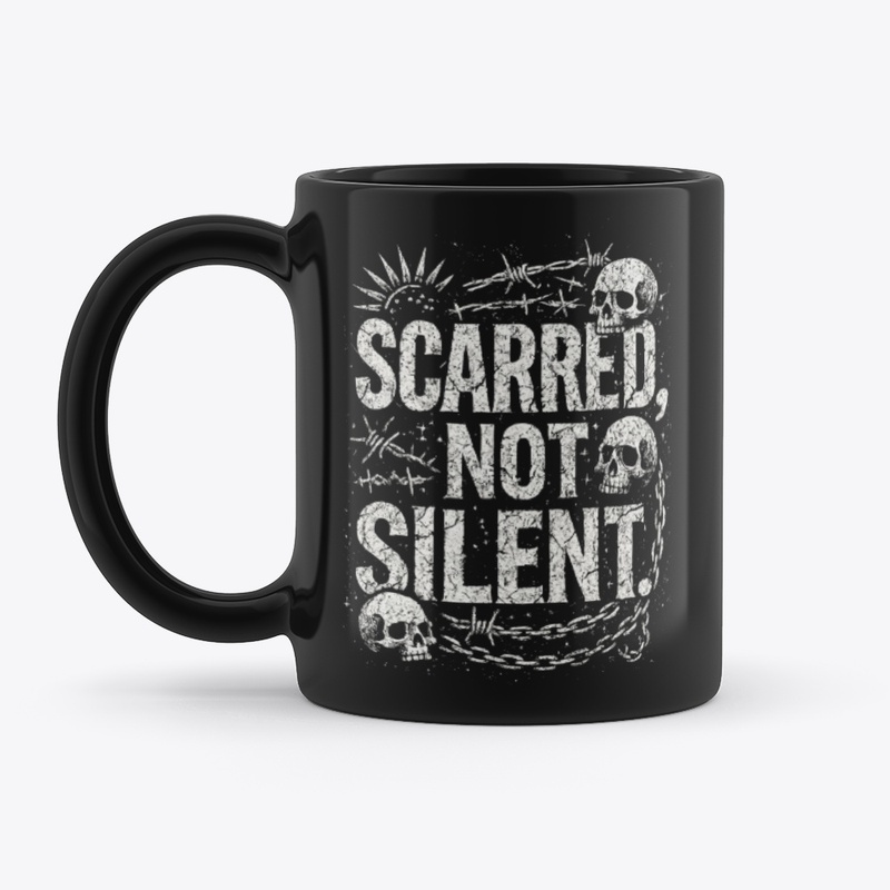 Scarred not silent