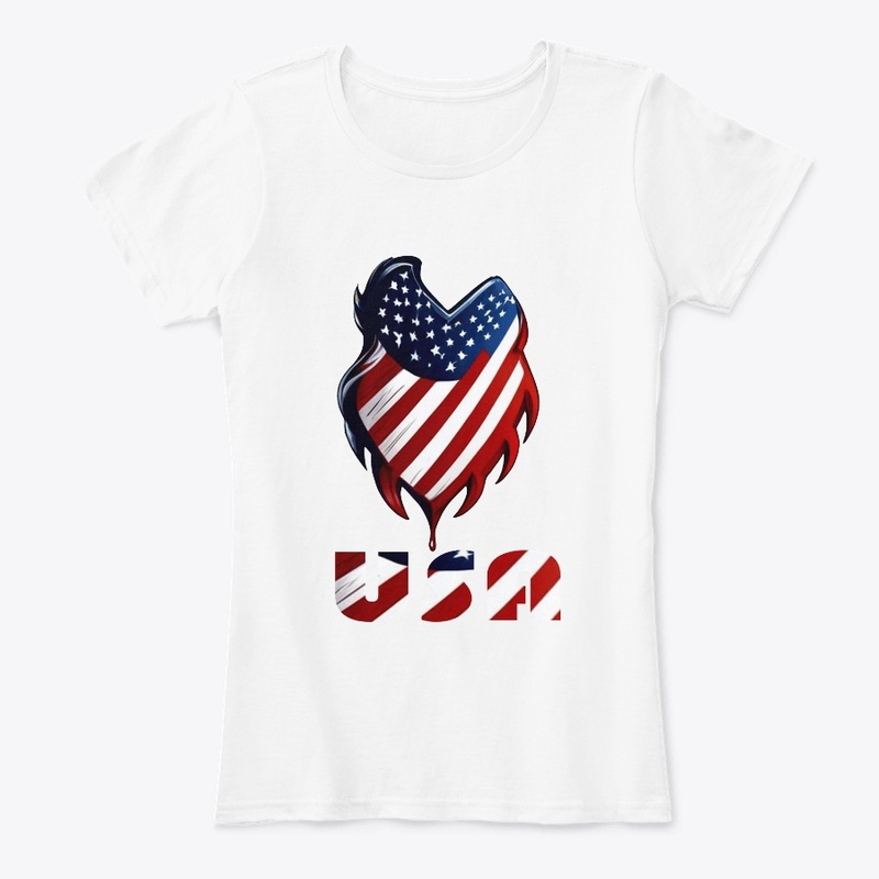 USA Flag design t-shirt