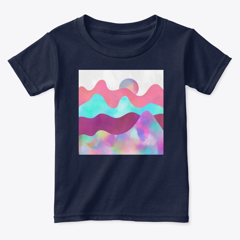 Magic Rainbow Sunset Landscape