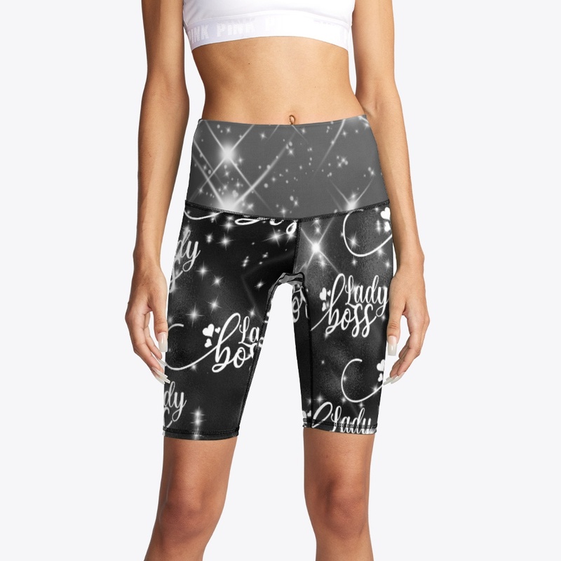 Sparkly Black and White Lady Boss 