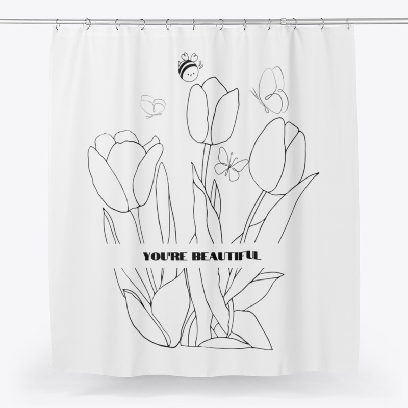You're beautiful - Sketchy designs 