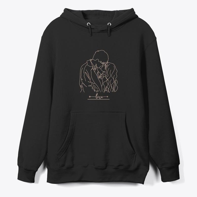 "Couple Love" Simple T-Shirt