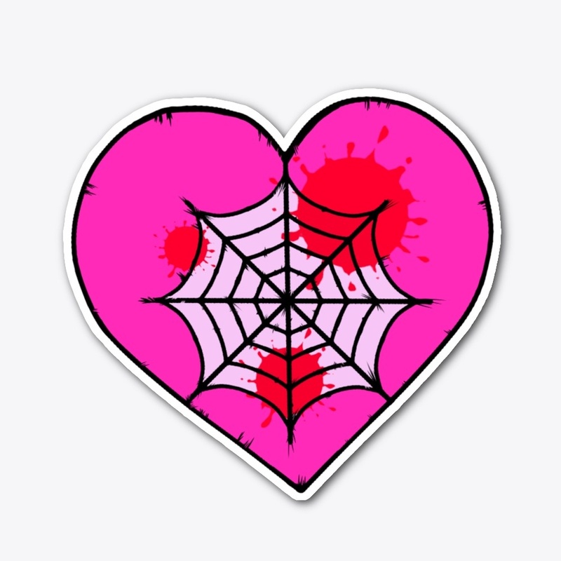 Horror Heart (Hot Pink/Pale Pink)