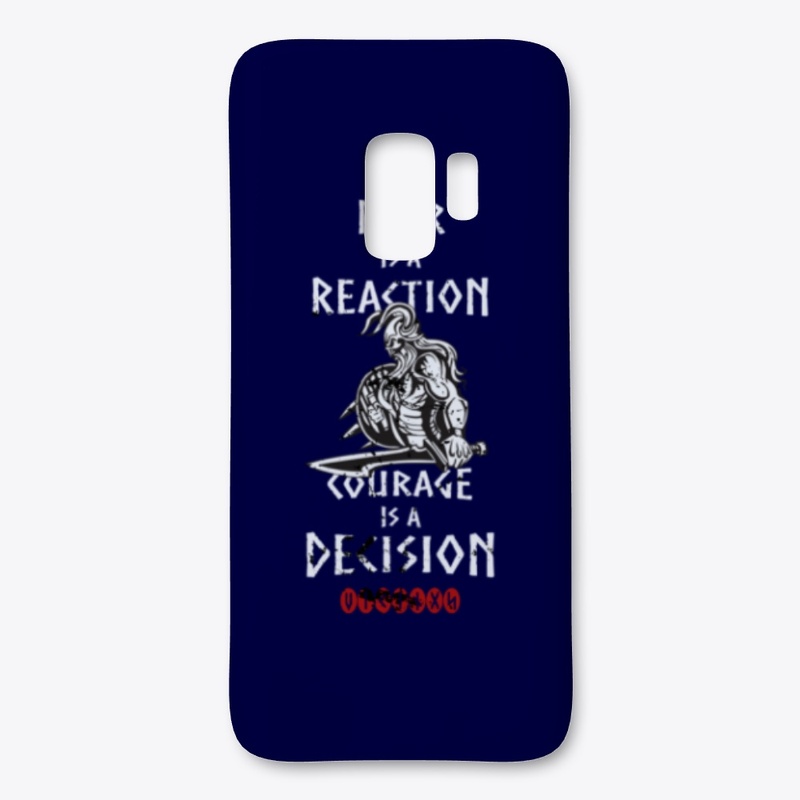Viking Quote Courage & Fear Warrior Gift