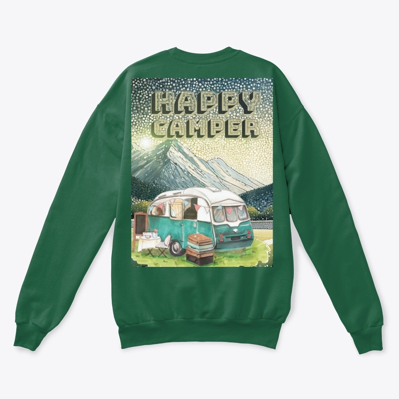 Happy camper camping adventure shirt