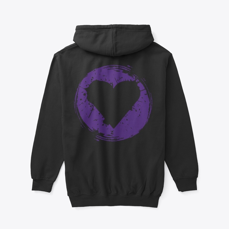 Amethyst Heart Splatter Collection  
