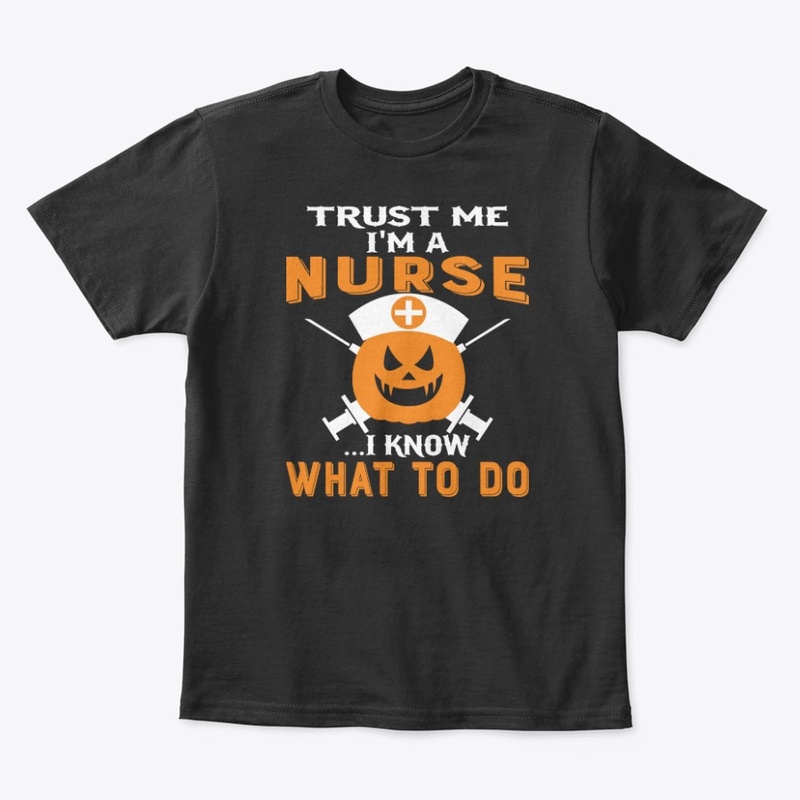 Trust me Im a nurse Halloween pumpkin 