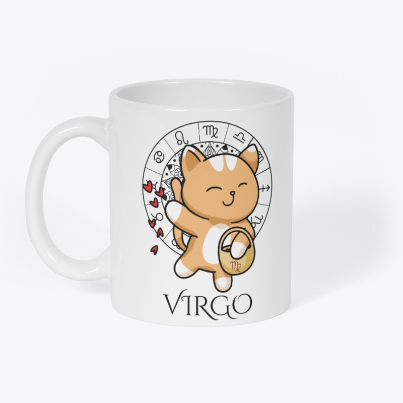 Virgo Zodiac White T-Shirt