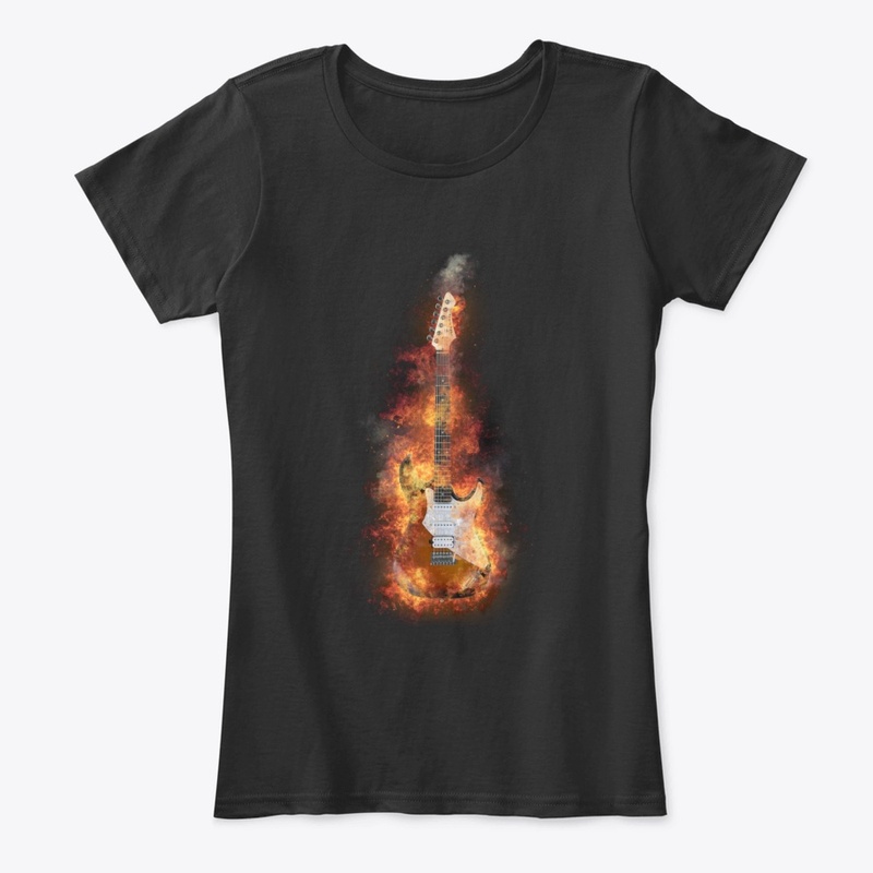 Flaming guitar 2 