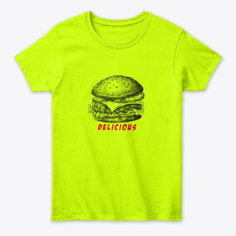 funny burger t-shirts