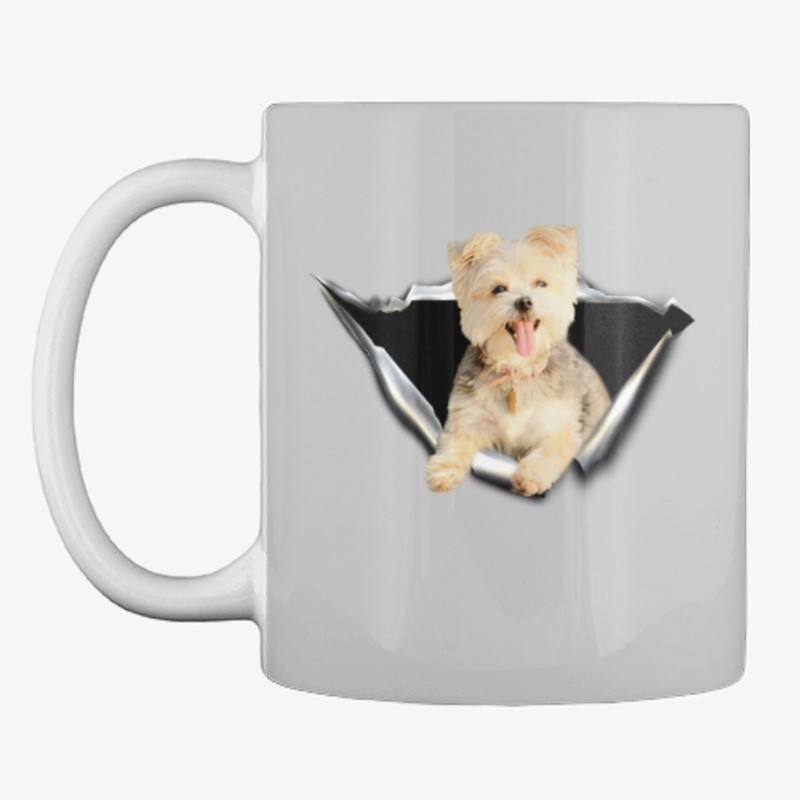 morkie 3D Car sticker