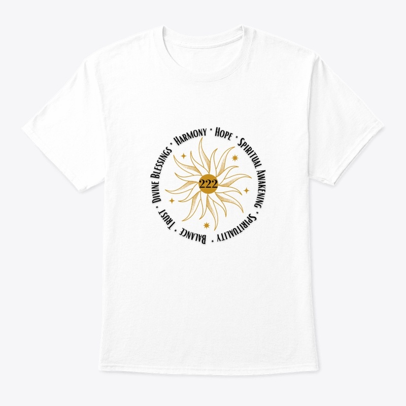 222 Angel Number - White Collection