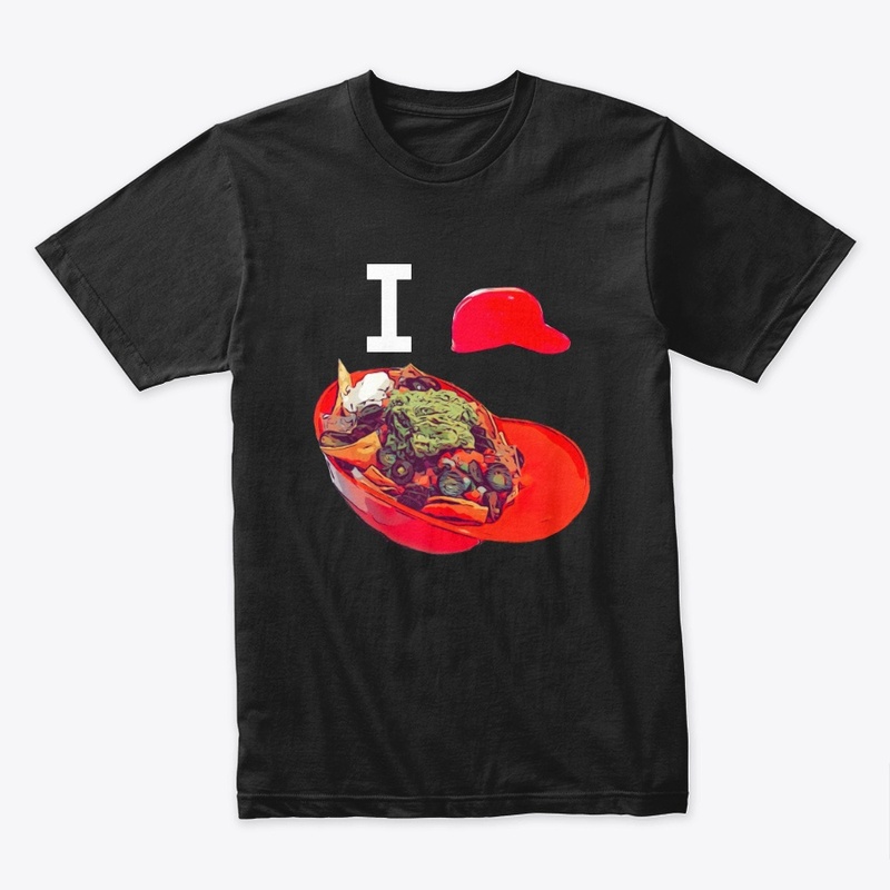 I love Helmet Nachos (Red/Black)