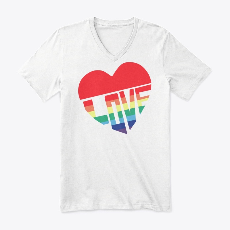 LGBTQ Pride Love Rainbow Heart 2020