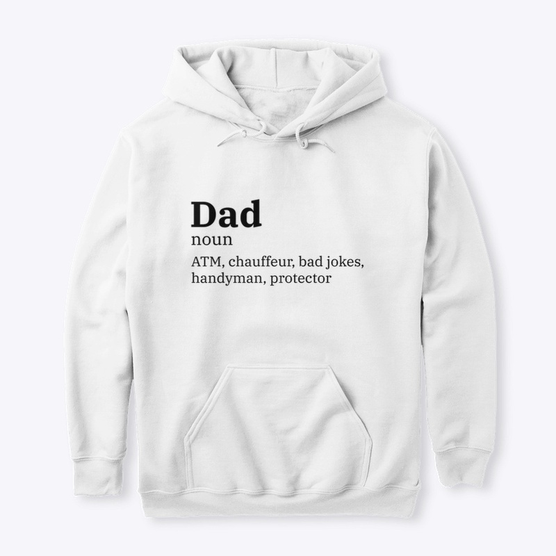 Dad definition - black text