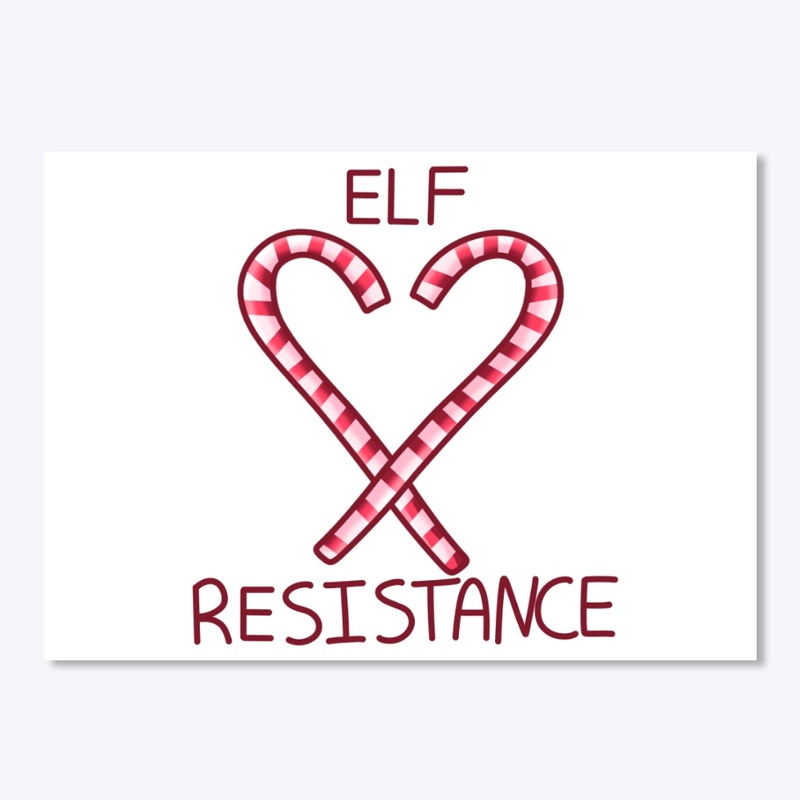 Elf Resistance Sticker 