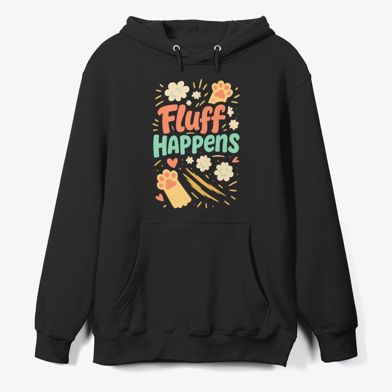 Fluff Happens – Maine Coon Cat Quote 