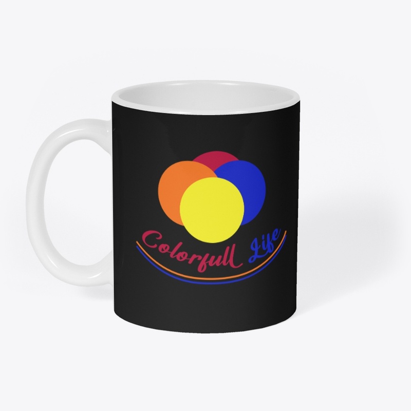 Colorful Life Vintage T-Shirt Design