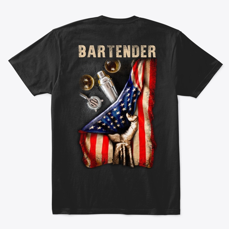 Proud American Bartender Shirt