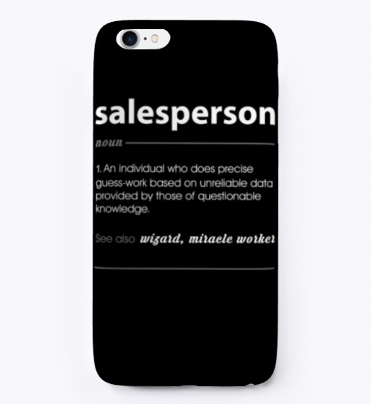 Salesperson Funny Job Definition Gift