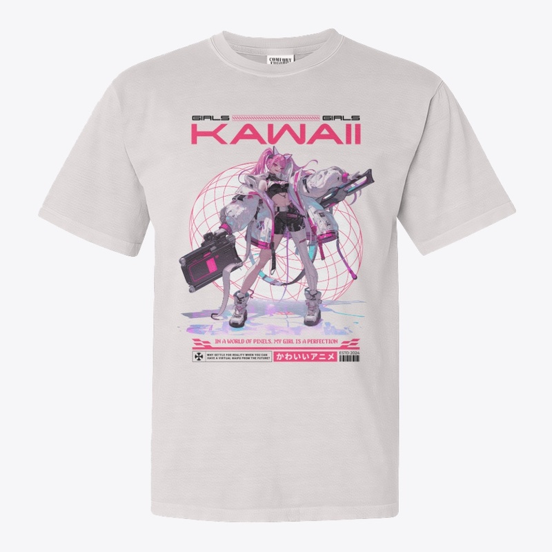 Kawaii Japan Anime Girl Y2K Futuristic