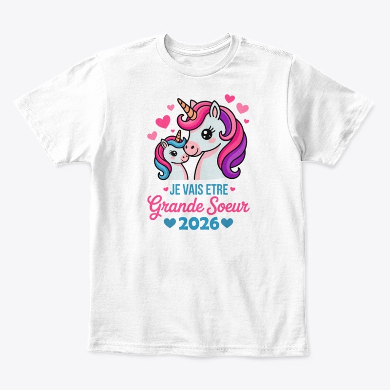 Je Vais Être Grande Sœur - Licorne
