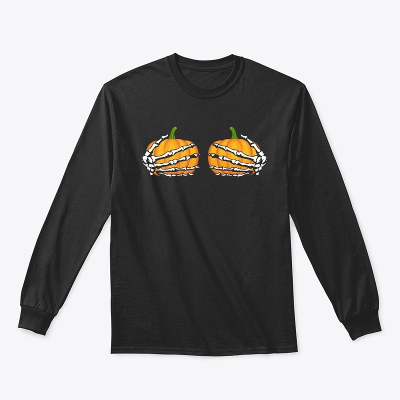 Skeleton Hands Grabbing Boobs T-shirt