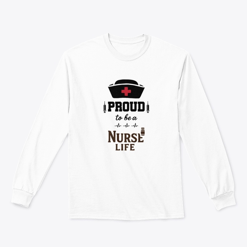 Proud Nurse Life t-shirt for women's