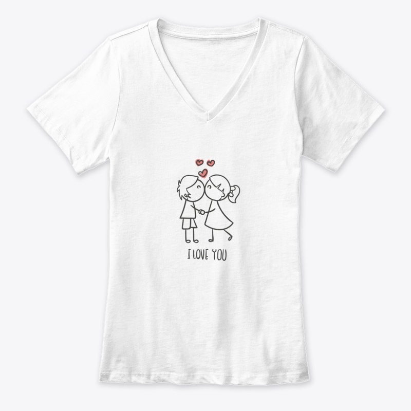 I love you  cute T- shirt 